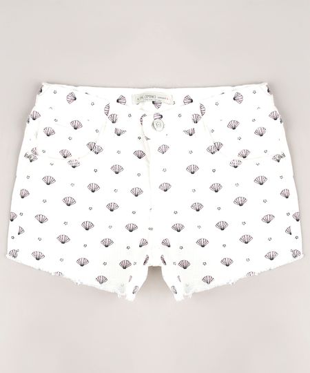 Short-de-Sarja-Infantil-com-Estampado-de-Conchas-Barra-Desfiada-Off-White-9675351-Off_White_1