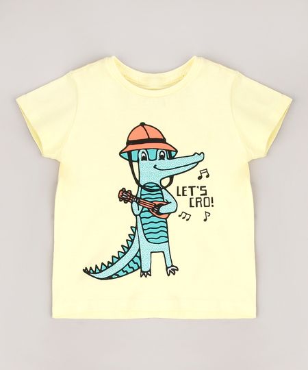 Camiseta-Infantil-Crocodilo--Let-s-Cro--Manga-Curta-Amarelo-Claro-9664951-Amarelo_Claro_1 Camiseta-Infantil-Crocodilo--Let-s-Cro--Manga-Curta-Amarelo-Claro-9664951-Amarelo_Claro_1