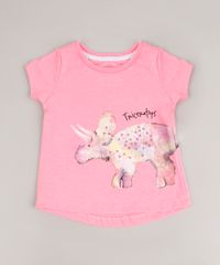 Blusa-Infantil-Dinossauro-Triceratops-com-Paete-Manga-Curta-Rosa-Neon-9669328-Rosa_Neon_1