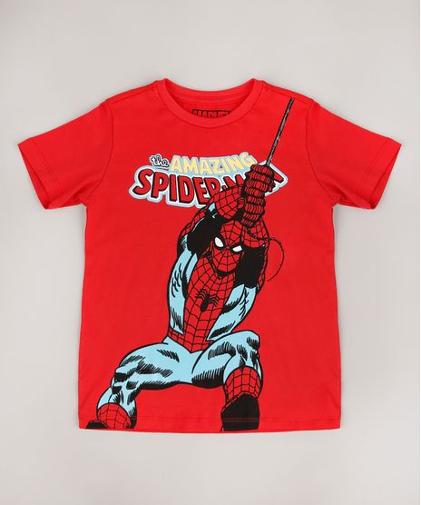 Camiseta-Infantil-Homem-Aranha-Manga-Curta-Vermelho-9625127-Vermelho_1