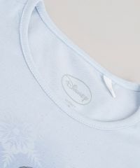 Blusa-Infantil-Frozen-Elsa-e-Anna-com-Glitter-Manga-Curta-Azul-Claro-9687837-Azul_Claro_3