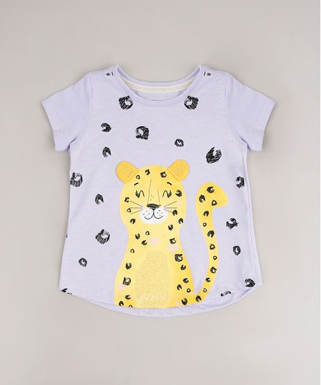 Blusa-Infantil-Onca-Pintada-com-Glitter-Manga-Curta-Lilas-9669326-Lilas_1