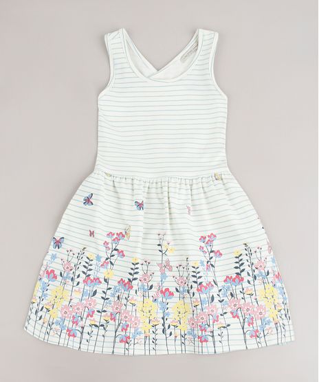 Vestido-Infantil-Listrado-com-Estampa-Floral-e-Transpasse-Alca-Media-Off-White-9705314-Off_White_1