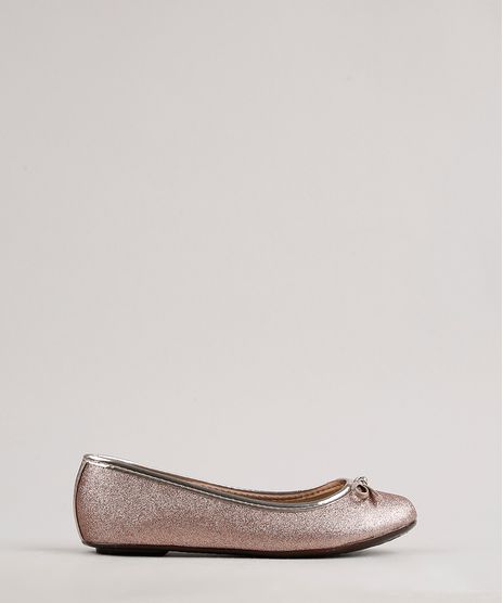 Sapatilha-Infantil-Molekinha-Bico-Redondo-em-Glitter-com-Laco-Rose-9722585-Rose_1