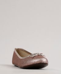 Sapatilha-Infantil-Molekinha-Bico-Redondo-em-Glitter-com-Laco-Rose-9722585-Rose_2
