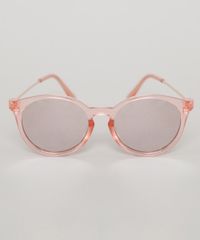 Oculos-de-Sol-Redondo-Infantil-Oneself-Rose-9789496-Rose_1