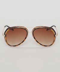 Oculos-de-Sol-Aviador-Infantil-Oneself-Tartaruga-9789538-Tartaruga_1