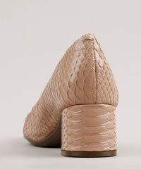 Scarpin-Feminino-Via-Uno-All-Day-Bico-Fino-Salto-Quadrado-Texturizado-Bege-9673137-Bege_3