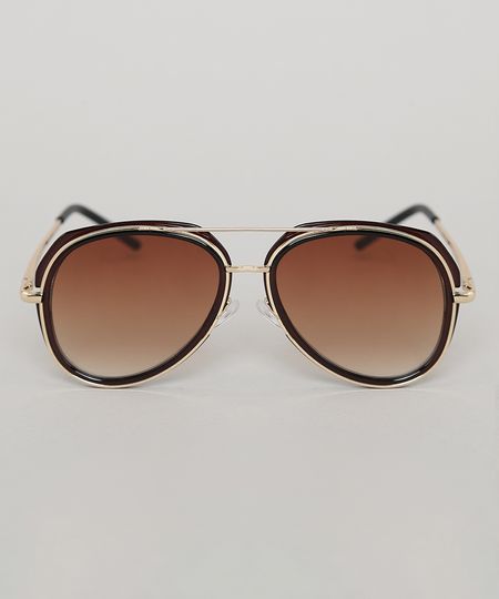 Oculos-de-Sol-Aviador-Infantil-Oneself-Marrom-9789535-Marrom_1