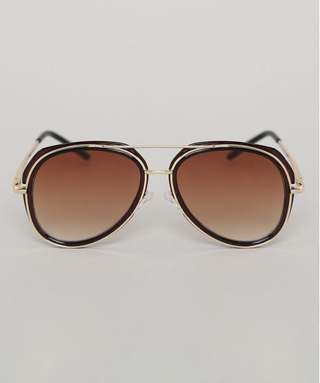 Oculos-de-Sol-Aviador-Infantil-Oneself-Marrom-9789535-Marrom_1