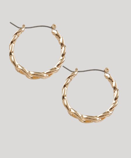 Brinco-Feminino-de-Argola-Corrente-Dourado-9650256-Dourado_1
