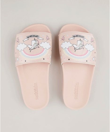 sandalia slide feminina infantil