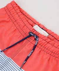 Bermuda-Surf-Infantil-Listrado-com-Velcro-e-Cordao-Laranja-9644135-Laranja_3