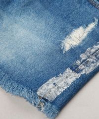 Short-Saia-Infantil-Destroyed-com-Faixa-Lateral-Metalizada-Azul-Medio-9672128-Azul_Medio_3