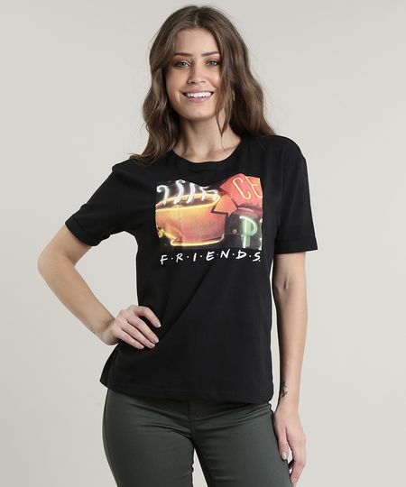Blusa-Feminina-Friends-Manga-Curta-Decote-Redondo-Preta-9701820-Preto_1