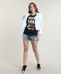 Blusa-Feminina-Marvel--More-Than-a-Fan--Manga-Curta-Decote-Redondo-Preta-9700799-Preto_3