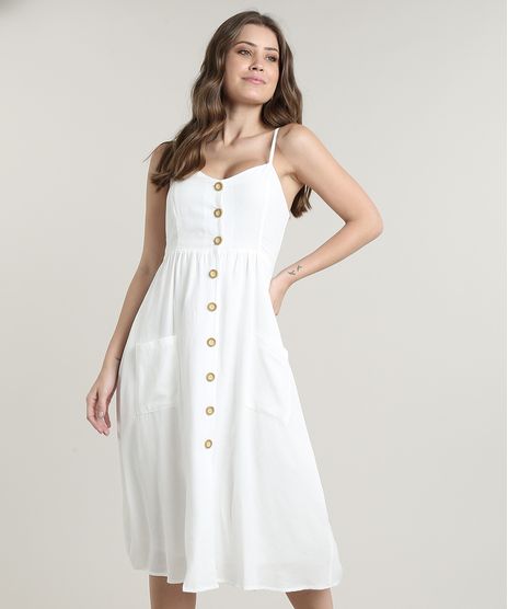 Vestido-Feminino-Midi-com-Bolsos-e-Botoes-Alca-Fina-Off-White-1-9569789-Off_White_1_1