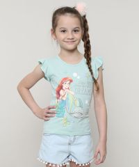 Blusa-Infantil-A-Pequena-Sereia-com-Babado-Manga-Curta--Verde-9657882-Verde_1