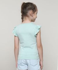Blusa-Infantil-A-Pequena-Sereia-com-Babado-Manga-Curta--Verde-9657882-Verde_2