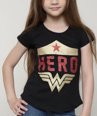 Blusa-Infantil-Mulher-Maravilha-Manga-Curta--Preta-9635658-Preto_4
