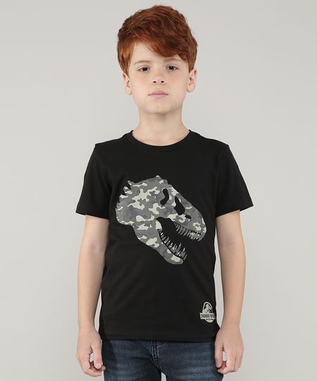 Camiseta-Infantil-Jurassic-World-Dinossauro-Manga-Curta-Preto-9729687-Preto_1