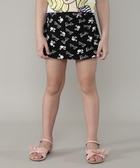 Short-Saia-Infantil-Barbie-Estampado-Preto-9675155-Preto_1