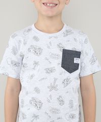 Camiseta-Infantil-Estampada-de-Dinossauros-com-Bolso-Manga-Curta-Cinza-Mescla-Claro-9660721-Cinza_Mescla_Claro_4