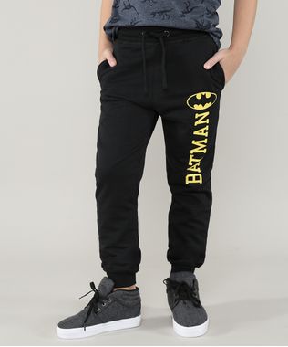 Calca-Infantil-em-Moletom-Jogger-Batman-com-Bolsos-Preta-9572852-Preto_1