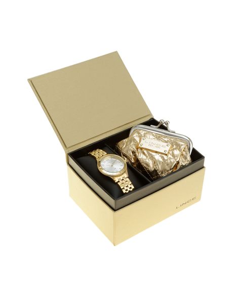 Kit-de-Relogio-Lince-Feminino-Analogico---Porta-Moedas---LRG4369L-K182S2KX-Dourado-8523763-Dourado_1