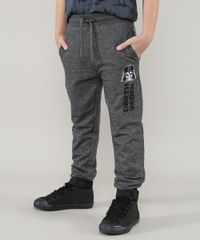 Calca-Infantil-em-Moletom-Jogger-Darth-Vader-com-Bolsos-Cinza-Mescla-Escuro-9572855-Cinza_Mescla_Escuro_1