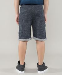 Bermuda-Infantil-em-Moletom-Mescla-Barra-Dobrada-Azul-Marinho-9561349-Azul_Marinho_2