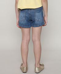 Short-Jeans-Infantil-Bordada-de-Poa-com-Bolsos-Azul-Medio-9638829-Azul_Medio_2