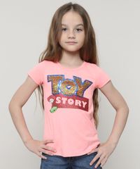 Blusa-Infantil-Toy-Story-com-Paete-Manga-Curta--Coral-Neon-9680986-Coral_Neon_1