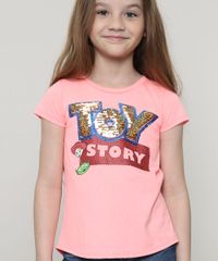 Blusa-Infantil-Toy-Story-com-Paete-Manga-Curta--Coral-Neon-9680986-Coral_Neon_4