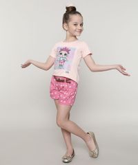 Blusa-Infantil-Lol-Surprise-com-Paete-Dupla-Face-Manga-Curta--Rosa-Claro-9662229-Rosa_Claro_3