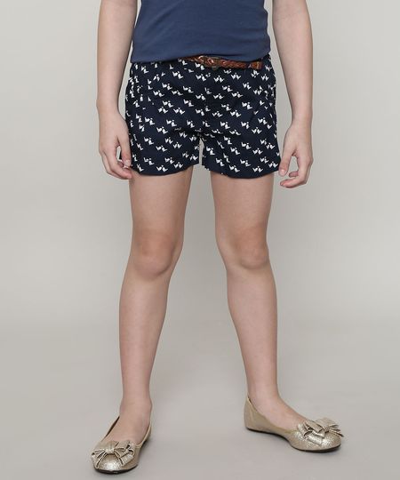Short-Infantil-Estampado-de-Passaros-com-Cinto-Azul-Marinho-9567789-Azul_Marinho_1