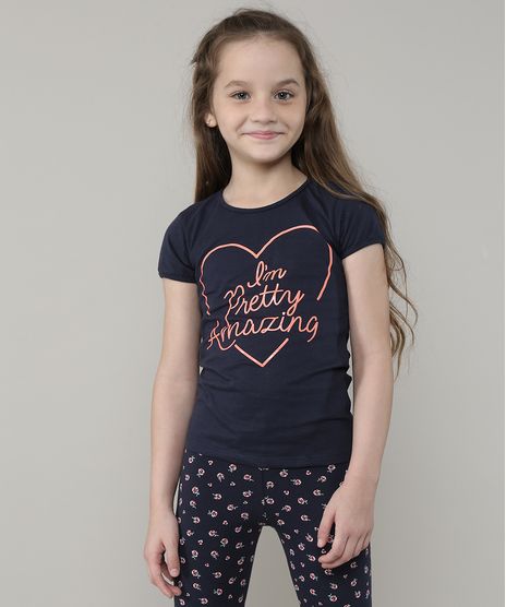 Blusa-Infantil--I-m-Pretty-Amazing--Manga-Curta-Azul-Marinho-9657886-Azul_Marinho_1