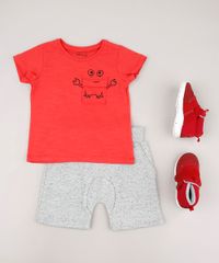 Camiseta-Infantil-com-Bolso-de-Caranguejo-Manga-Curta-Vermelho-9673253-Vermelho_4