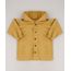 Jaqueta-de-Sarja-Infantil-com-Capuz-e-Bolsos-Mostarda-9684474-Mostarda_1