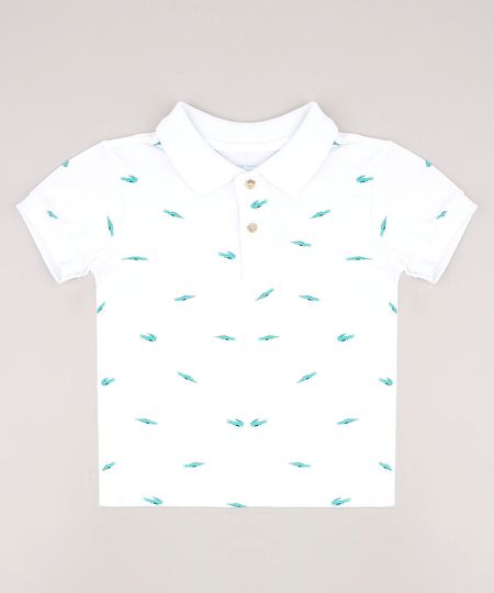 Polo-Infantil-Estampada-de-Jacares-em-Piquet-Manga-Curta-Branca-9638045-Branco_1 Polo-Infantil-Estampada-de-Jacares-em-Piquet-Manga-Curta-Branca-9638045-Branco_1