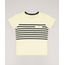 Camiseta-Infantil-com-Bolso-e-Listras-Manga-Curta-Amarela-Claro-9537827-Amarelo_Claro_1