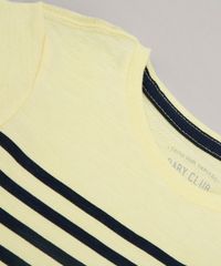 Camiseta-Infantil-com-Bolso-e-Listras-Manga-Curta-Amarela-Claro-9537827-Amarelo_Claro_5