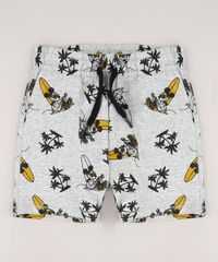 Bermuda-Infantil-Mickey-Estampada-em-Moletom-Cinza-Mescla-9675953-Cinza_Mescla_1