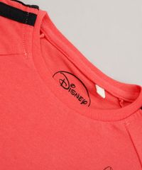 Camiseta-Infantil-Mickey-com-Faixas-Laterais-Manga-Curta-Coral-9672266-Coral_6