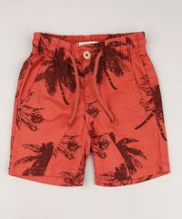 Bermuda-de-Sarja-Infantil-Estampada-de-Coqueiros-com-Cordao-Cobre-9635842-Cobre_1