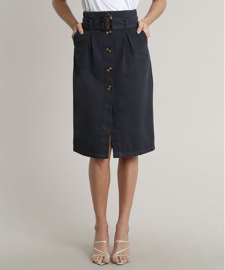 Saia-de-Sarja-Feminina-Mindset-Midi-com-Cinto-Azul-Marinho-9642629-Azul_Marinho_1