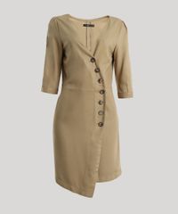 Vestido-Feminino-Mindset-Curto-Transpassado-Manga-3-4-Bege-Escuro-9683294-Bege_Escuro_5 Vestido-Feminino-Mindset-Curto-Transpassado-Manga-3-4-Bege-Escuro-9683294-Bege_Escuro_5