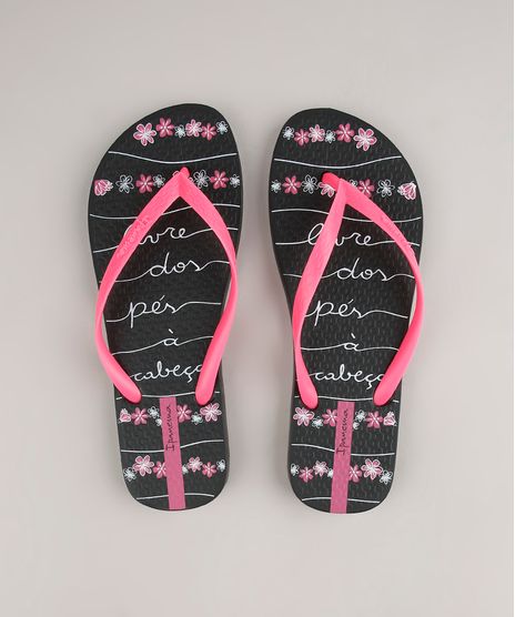 Chinelo-Feminino-Ipanema-Only-Estampado-Floral-Preto-9690065-Preto_1