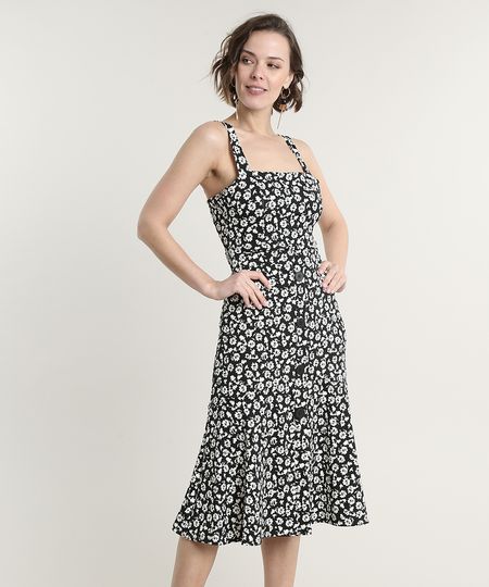 Vestido-Feminino-Midi-Estampado-Floral-com-Recorte-Alca-Media-Preto-9693995-Preto_1