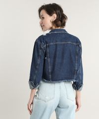 Jaqueta-Jeans-Feminina-Cropped-Destroyed-Azul-Escuro-9676270-Azul_Escuro_2
